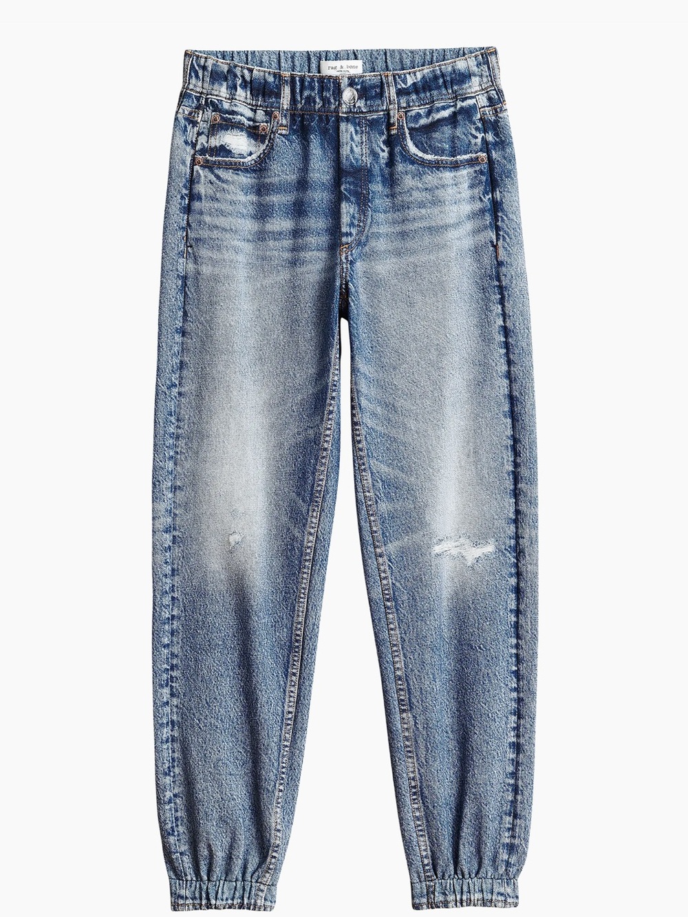 Rag & Bone Miramar Denim-Print Joggers